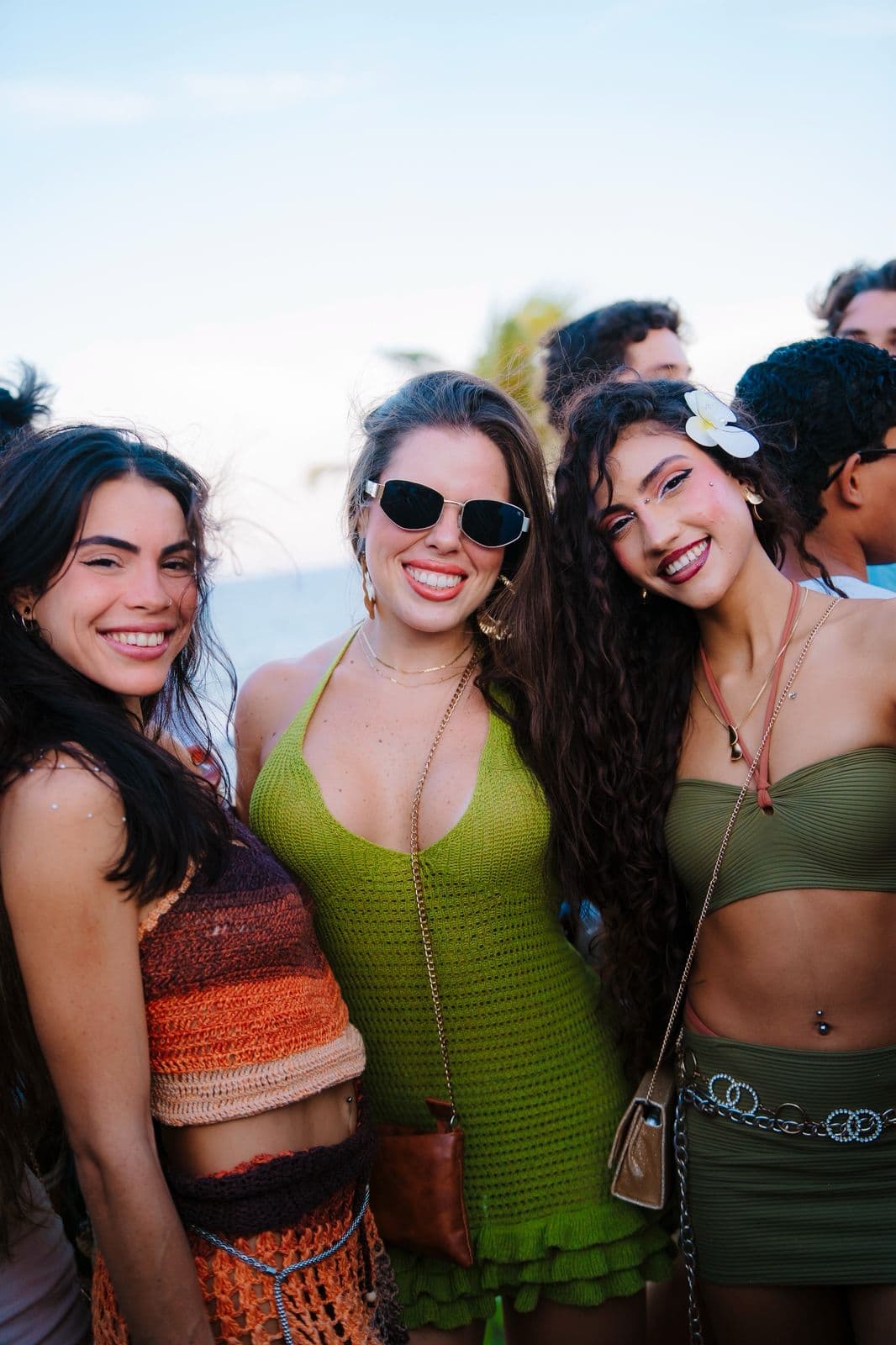 Detalhe de evento ao sol